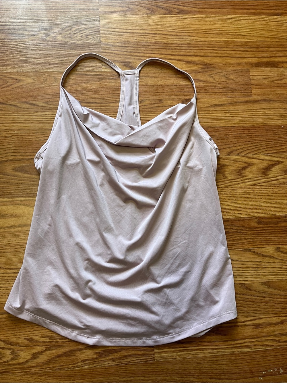 Pink Cowl Neck Tank Top - Fabletics - Racerback Tank